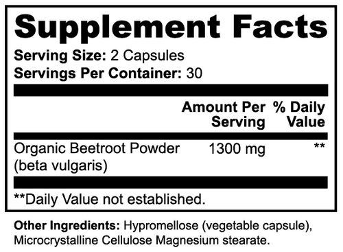 Berella Beetroot Capsules To Support Circulation And Vitality